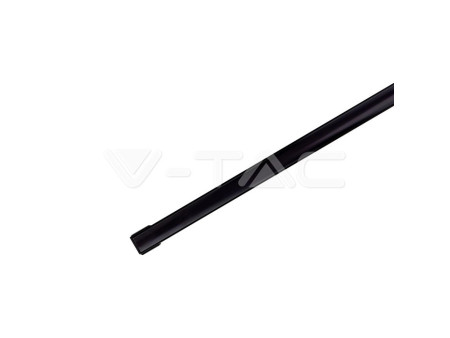SKU 2873 VT-8113 V-TAC Profilo Lineare per Strip LED fino a 12.4mm, Alluminio Nero con Copertura Nera Opaca 2000x17.4x7mm
