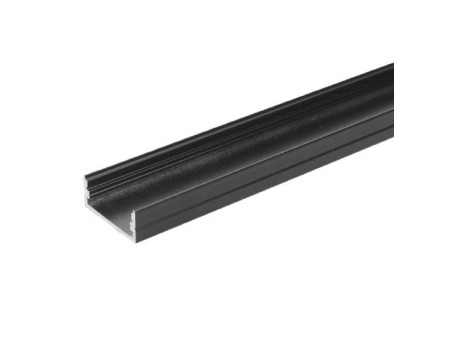 SKU 2876 VT-8108 V-TAC Profilo Lineare per Strip LED fino a 21.5mm, Alluminio Nero con Copertura Nera Opaca 2000x23.5x9.8mm