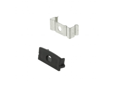 SKU 2876 VT-8108 V-TAC Profilo Lineare per Strip LED fino a 21.5mm, Alluminio Nero con Copertura Nera Opaca 2000x23.5x9.8mm