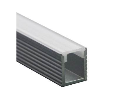 SKU 2903 VT-8136 V-TAC Profilo Lineare per Strip LED fino a 7mm, Alluminio Silver con Copertura Opaca 2000x7.8x9mm