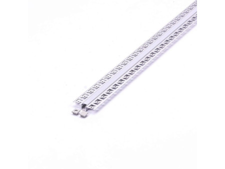 SKU 3360 VT-8102 V-TAC Profilo Lineare Incasso Cartongesso Strip LED 9.5mm, Alluminio Silver Copertura Opaca 2000x52.1x12.5mm