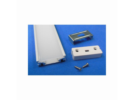 SKU 9985 VT-7103 V-TAC Profilo in Alluminio per Strip LED (Max l: 13mm) Copertura Trasparente 1000 x 26,5 x 9mm