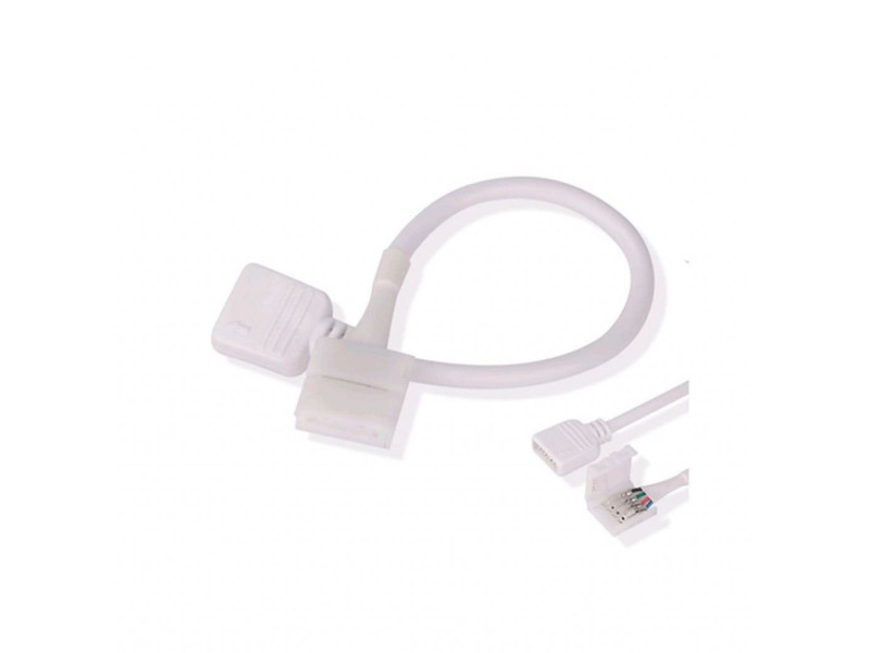 SKU 2588 V-TAC Connettore Flessibile Clip 5 Pin per Controller Strip LED RGB+W 5050 10mm Cavo 125mm