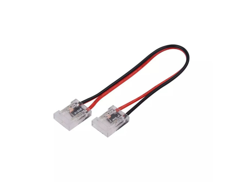 SKU 2666 V-TAC Connettore Flessibile Clip 2 Pin per Strip LED COB 10mm Cavo 150mm