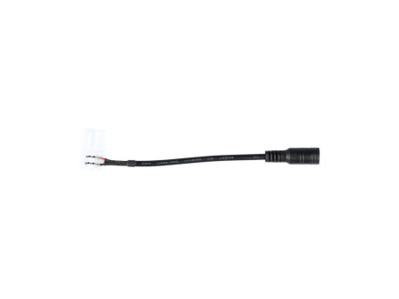 SKU 3507 V-TAC Connettore Flessibile Clip 2 Pin e Jack per Strip LED SMD 3528 8mm Cavo 150mm