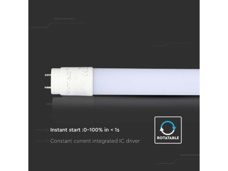 SKU 216262 VT-9077 V-TAC Tubo LED T8 14W G13 90cm in Nanoplastica 6500K