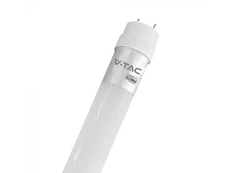 SKU 216506 VT-061 V-TAC PRO Tubo LED Chip CREE T8 9W G13 60cm in Nanoplastica Ruotabile 3000K