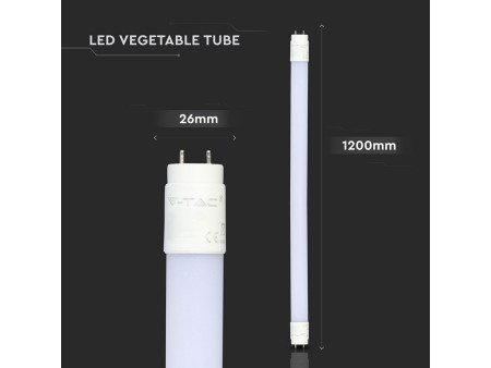 SKU 6325 VT-1228 V-TAC Tubo LED T8 18W G13 120cm per Pescherie