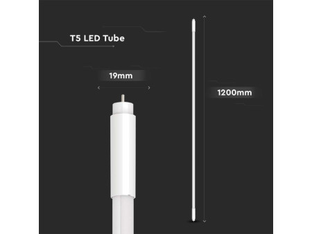 SKU 216320 VT-1225 V-TAC Tubo LED T5 16W 100LM/W G5 120cm 4000K