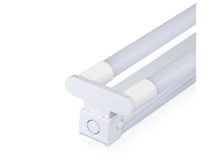 SKU 6440 VT-15024 V-TAC PRO Plafoniera LED LED Doppia con Tubi LED Chip Samsung T8 44W G13 150cm in Nanoplastica 4000K IP20