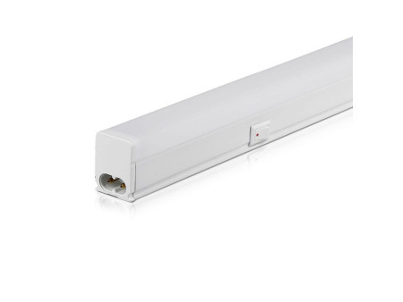 SKU 691 VT-035 V-TAC PRO Plafoniera LED Chip Samsung Lineare 4W 30cm Raccordabile con Interruttore 6400K