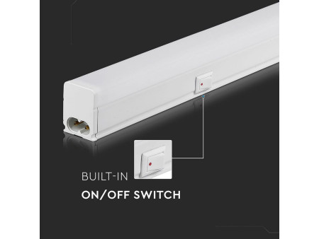 SKU 690 VT-035 V-TAC PRO Plafoniera LED Chip Samsung Lineare 4W 30cm Raccordabile con Interruttore 4000K