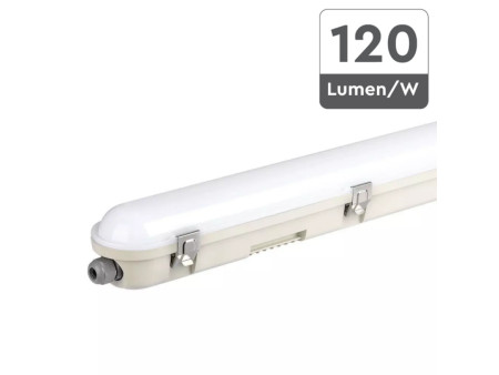SKU 20215 VT-150148-M V-TAC PRO Plafoniera LED Samsung Impermeabile 48W 120LM/W M-Series Copertura Satinata 150cm 4000K IP65