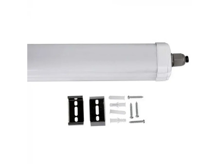 SKU 2162866 VT-1574 V-TAC PRO Plafoniera LED Chip CREE Impermeabile 48W 120LM/W G-Series 150cm 6500K IP65