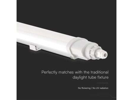 SKU 23088 VT-80060 V-TAC Plafoniera LED Impermeabile 18W Collegabile L-Series 60cm 6500K IP65