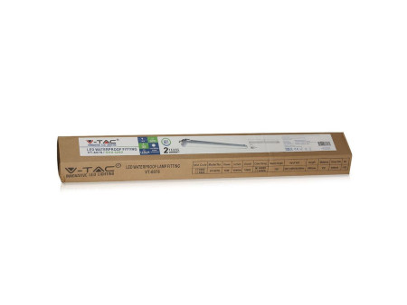 SKU 6282 VT-6076 V-TAC Plafoniera LED Impermeabile 18W G-Series 60cm 6400K IP65