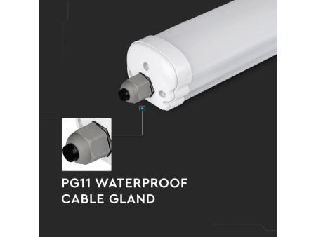 SKU 6285 VT-1249 V-TAC Plafoniera LED Impermeabile 36W G-Series 120cm 4000K IP65