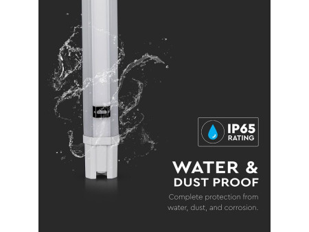 SKU 6472 VT-1518 V-TAC Plafoniera LED Impermeabile 18W S-Series 60cm 4000K IP65