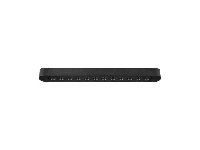 SKU 10236 VT-4212 V-TAC Faretto LED Lineare da Binario Magnetico Slim 12W Colore Nero 4000K