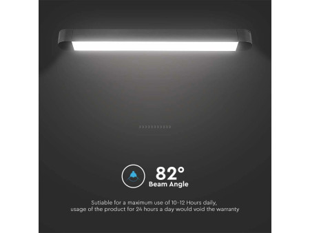 SKU 10243 VT-4211 V-TAC Faretto LED Lineare da Binario Magnetico Slim 14W Colore Nero 3000K