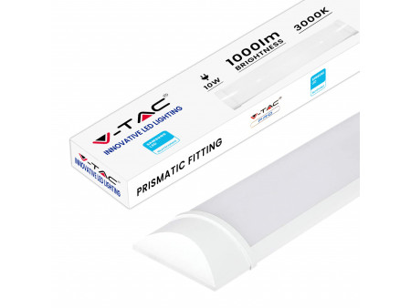 SKU 20344 VT-8-10 V-TAC PRO Plafoniera LED Prismatica Chip Samsung 10W 100LM/W 30cm 3000K IP20