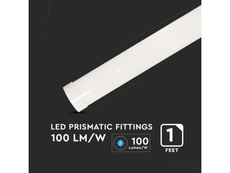 SKU 20346 VT-8-10 V-TAC PRO Plafoniera LED Prismatica Chip Samsung 10W 120LM/W 30cm 6500K