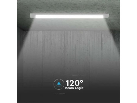 SKU 20350 VT-8-40 V-TAC PRO Plafoniera LED Prismatica Chip Samsung 40W 120LM/W 120cm 3000K IP20