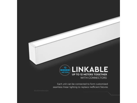 SKU 21463 VT-7-46 V-TAC PRO Plafoniera LED Chip Samsung 40W Lineare Bianca 4000K