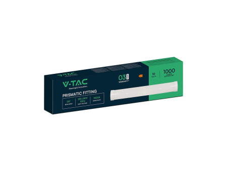SKU 23783 VT-8310 V-TAC Plafoniera LED Prismatica 10W 120LM/W 30cm 3000K