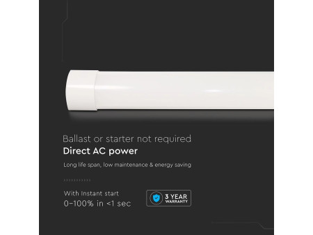 SKU 23783 VT-8310 V-TAC Plafoniera LED Prismatica 10W 120LM/W 30cm 3000K