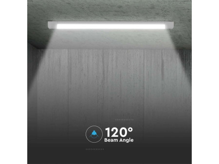 SKU 23788 VT-8340 V-TAC Plafoniera LED Prismatica 40W 120LM/W 120cm 3000K