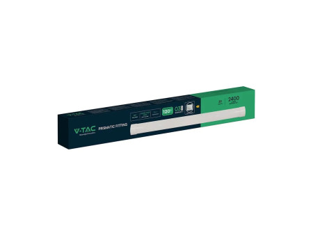 SKU 24218 VT-8320CCT V-TAC Plafoniera LED Prismatica 20W 120LM/W 60cm Bianca CCT