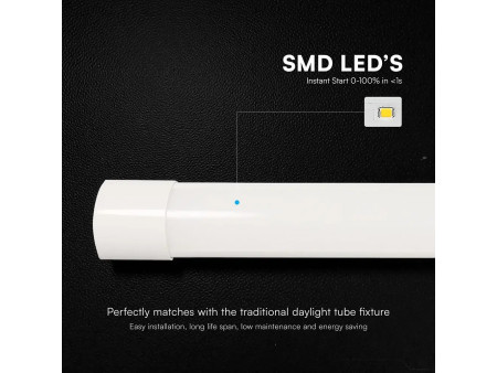 SKU 24218 VT-8320CCT V-TAC Plafoniera LED Prismatica 20W 120LM/W 60cm Bianca CCT