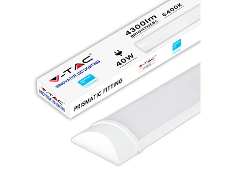 SKU 4978 VT-1273 V-TAC Tubo LED Prismatico 32W 120cm 4500K