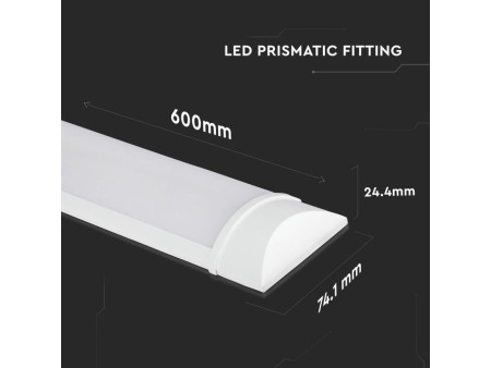 SKU 6489 VT-8315 V-TAC Plafoniera LED Prismatica 15W 160LM/W 60cm 6400K