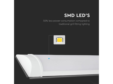 SKU 6489 VT-8315 V-TAC Plafoniera LED Prismatica 15W 160LM/W 60cm 6400K