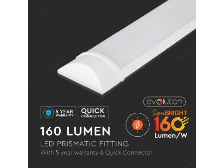 SKU 6492 VT-8330 V-TAC Plafoniera LED Prismatica 30W 160LM/W 120cm 6400K