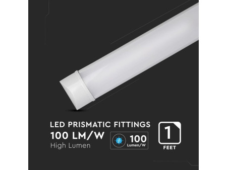 SKU 664 VT-8-20 V-TAC PRO Plafoniera LED Prismatica Chip Samsung 20W 120LM/W 60cm 6400K IP20