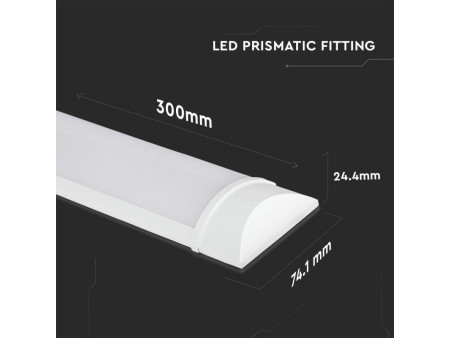 SKU 666 VT-8-40 V-TAC PRO Plafoniera LED Prismatica Chip Samsung 40W 120LM/W 120cm 4000K IP20