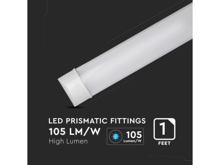 SKU 667 VT-8-40 V-TAC PRO Plafoniera LED Prismatica Chip Samsung 40W 120LM/W 120cm 6400K IP20