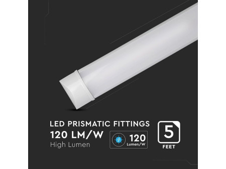 SKU 669 VT-8-50 V-TAC PRO Plafoniera LED Prismatica Chip Samsung 50W 120LM/W 150cm 6400K IP20