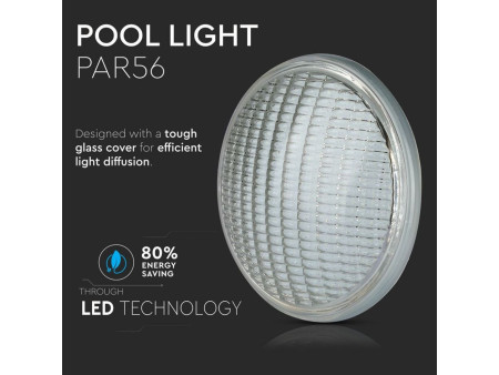 SKU 7559 VT-1262 V-TAC Lampada LED da Piscina 12W PAR56 6500K IP68