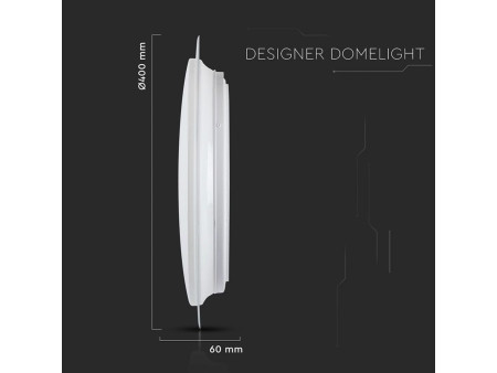 SKU 1460 VT-8403 V-TAC Plafoniera LED Rotonda 40W con Telecomando Cambia Colore 3 in 1 d: 400mm h: 60mm IP20 Dimmerabile