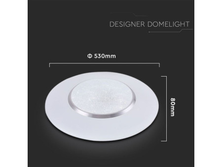 SKU 1462 VT-8504 V-TAC Plafoniera LED Rotonda 65W con Telecomando Cambia Colore 3 in 1 d: 500mm h: 80mm IP20 Dimmerabile
