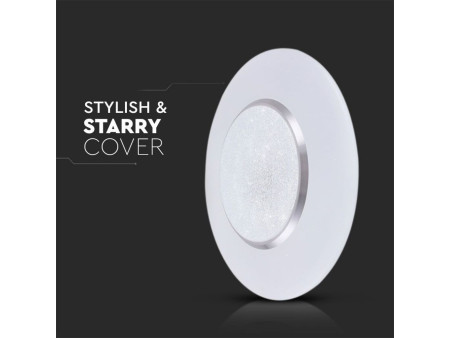 SKU 1462 VT-8504 V-TAC Plafoniera LED Rotonda 65W con Telecomando Cambia Colore 3 in 1 d: 500mm h: 80mm IP20 Dimmerabile
