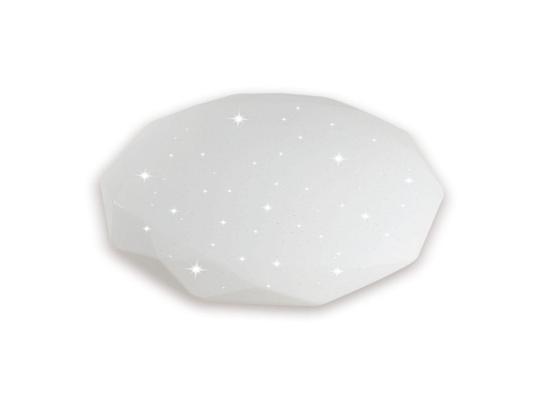SKU 1492 VT-8557 V-TAC Plafoniera LED a Diamante 60W con Telecomando Cambia Colore 3in 1 Dimmerabile