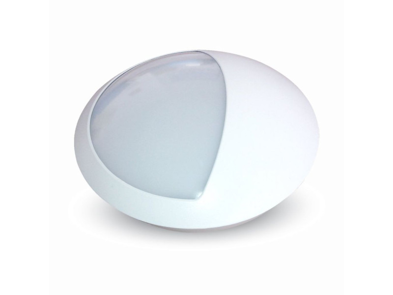 SKU 4986 VT-8006 V-TAC Plafoniera LED Rotonda con Palpebra 12W Colore Bianco 4500K IP66
