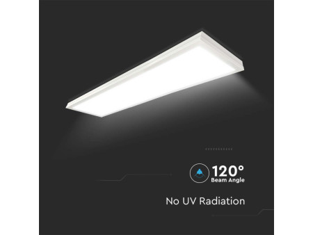 SKU 216625 VT-6147 V-TAC Pannello LED 40W 100LM/W Incasso/Plafone Driver Integrato 1200x300mm 4000K
