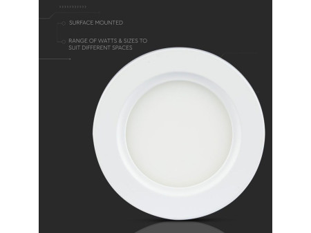 SKU 4810 VT-1415RD V-TAC Pannello LED a Montaggio a Plafone Rotondo 15W 4500K