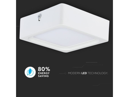 SKU 4814 VT-1422SQ V-TAC Pannello LED Montaggio a Plafone Quadrato 22W 100LM/W 3000K